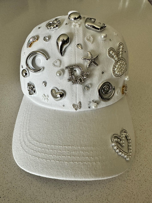 Main Character Cap-Silver Drip