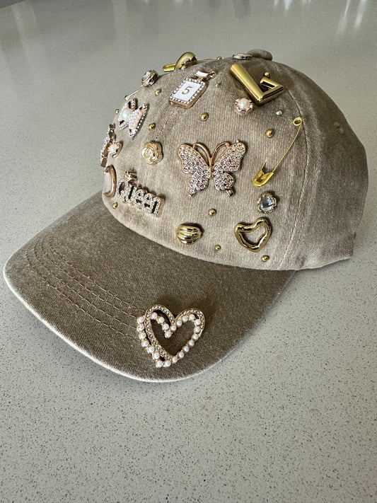 Main Character Cap-Gold Drip